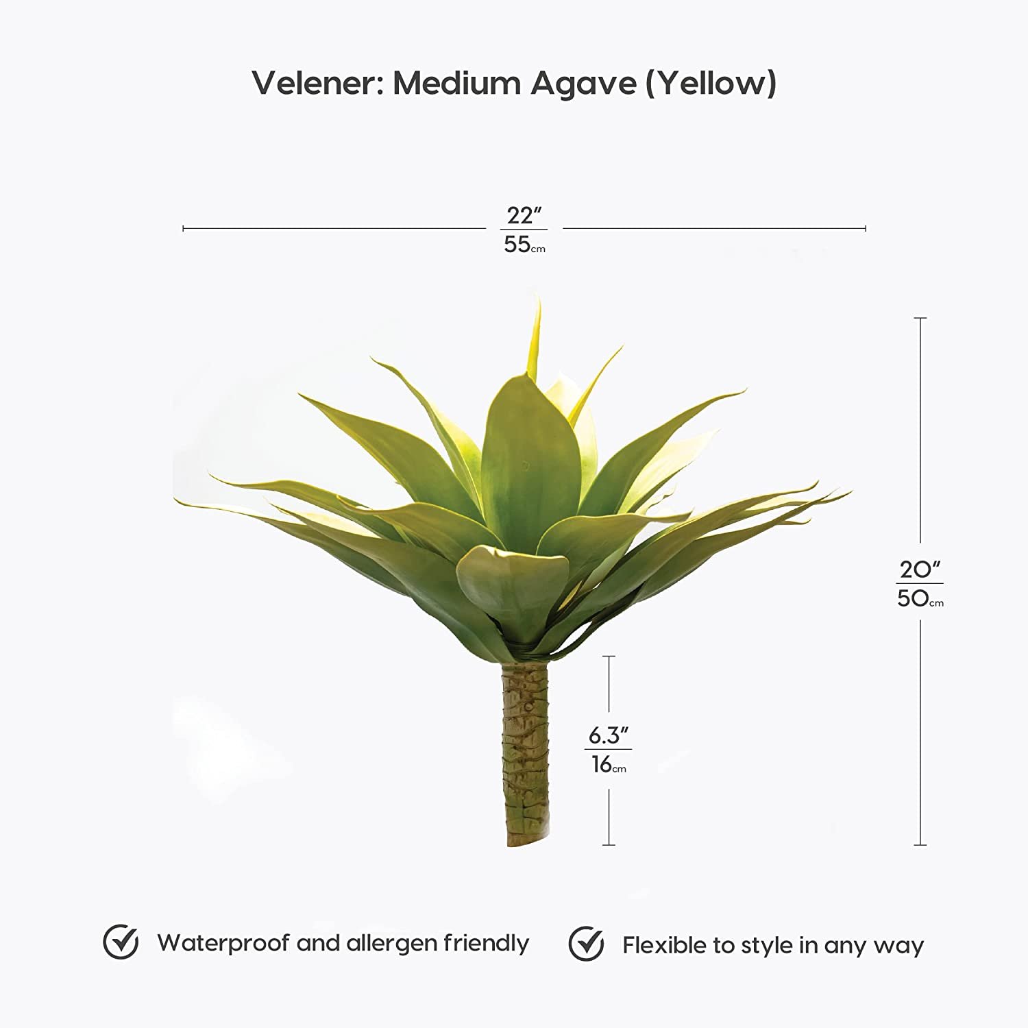 Velener Artificial Agave Plant - Image 28