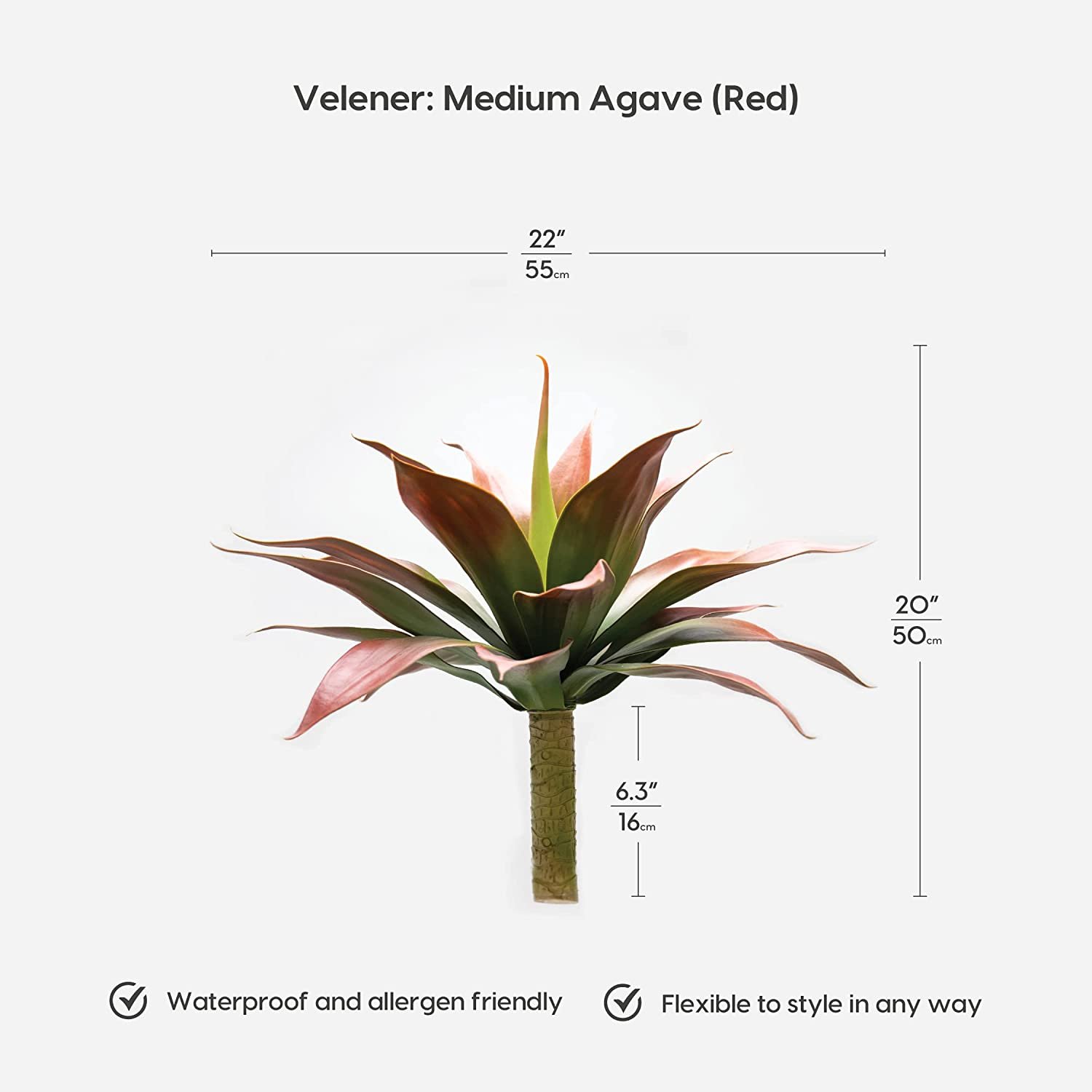 Velener Artificial Agave Plant - Image 11