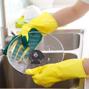 Silicone Dishwashing Scrub Gloves